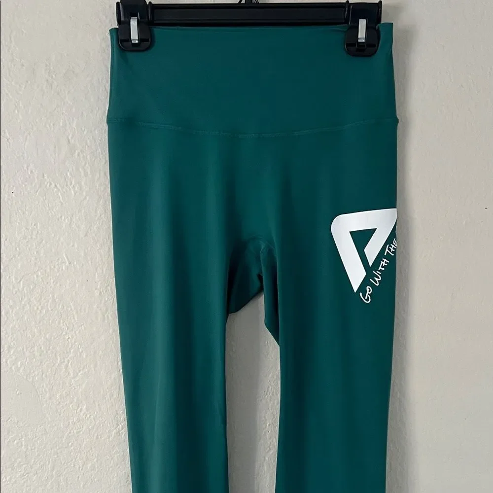 Like New! Nalu 'Go With The Flow' Women's Leggings - Teal- Size L